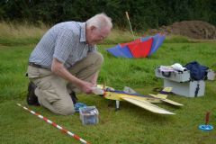 Glen prepares his Barnstormer