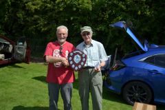 Barry presented with the Shield by Jeff