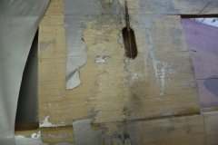 Top side of wing centre section after wing removal