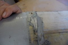 Underside of wing centre section after wing removal