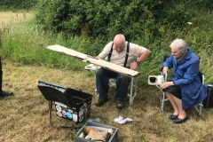 Winner John Allcock Takes apart his model