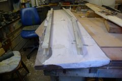 Aluminium extrusions used for wing jig