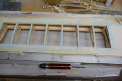 Wing in place on jig