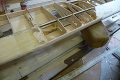 Repair starts on upper side of  wing