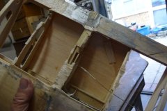 Carefully remove centre sheeting