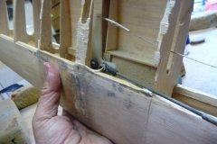 Carefully remove centre sheeting