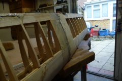 Spar and trailing edge damage noted